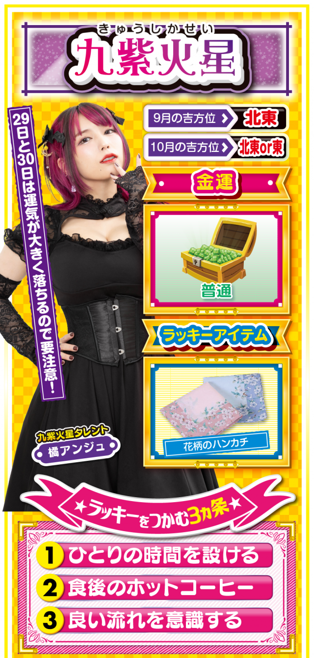 九紫火星占い結果