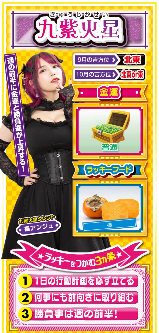 九紫火星占い結果