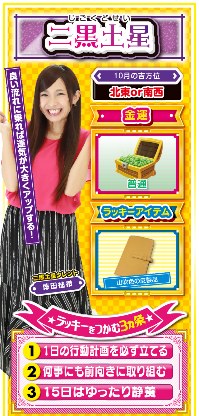 二黒土星占い結果