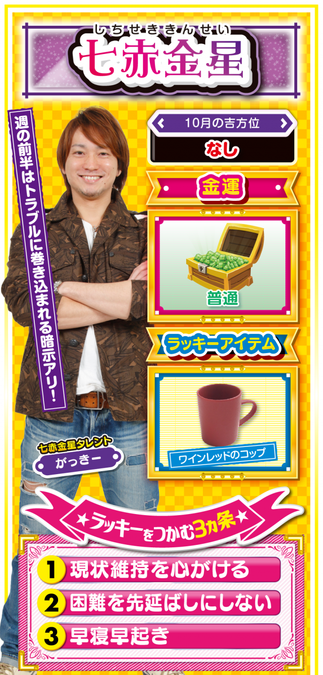 七赤金星占い結果