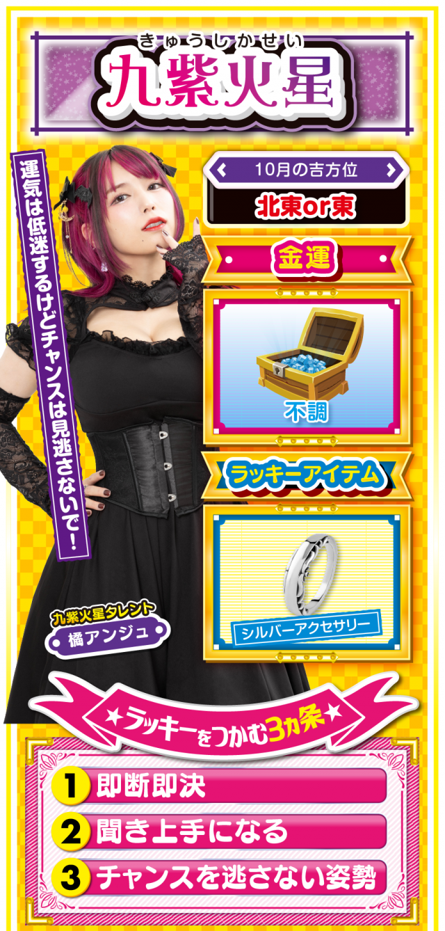 九紫火星占い結果