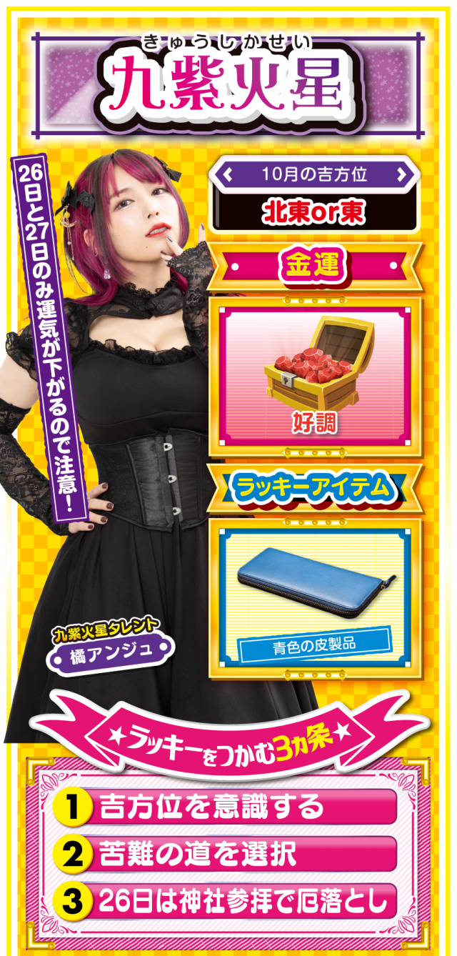 九紫火星占い結果