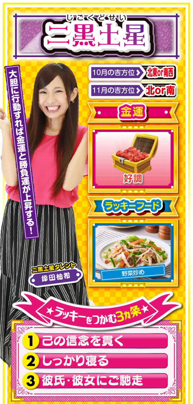 二黒土星占い結果