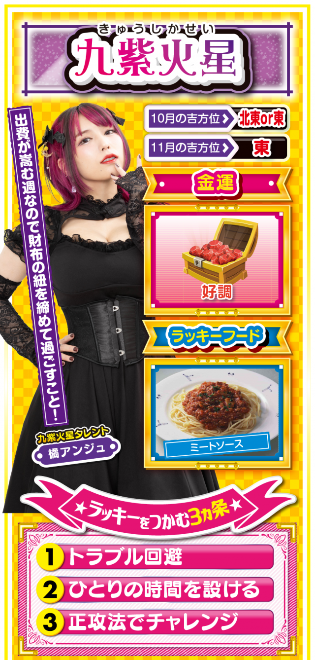 九紫火星占い結果