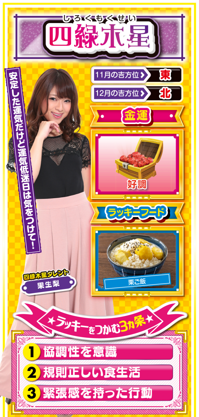 四緑木星占い結果