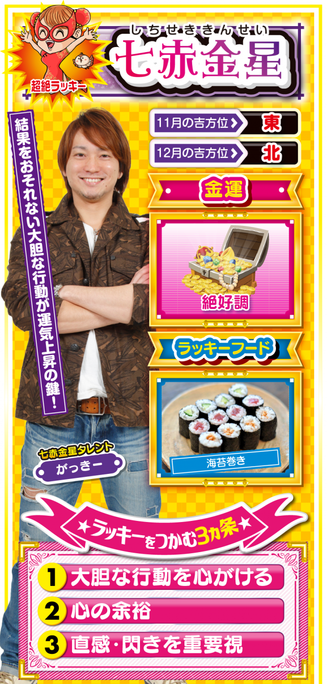 七赤金星占い結果