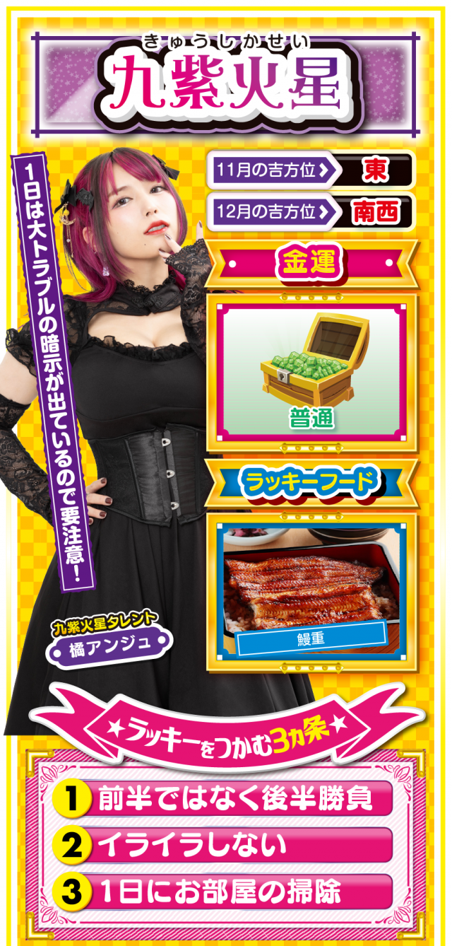 九紫火星占い結果