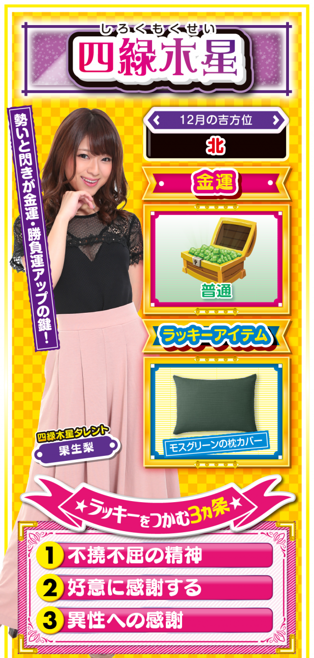 四緑木星占い結果