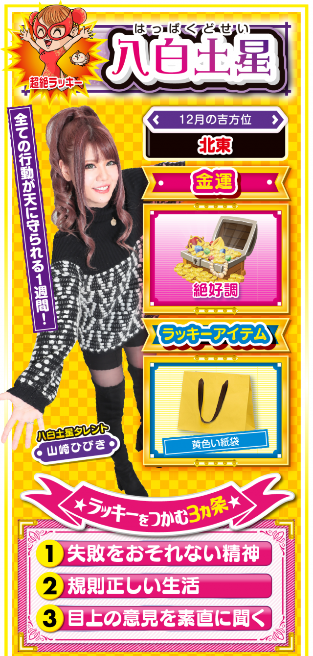 八白土星占い結果