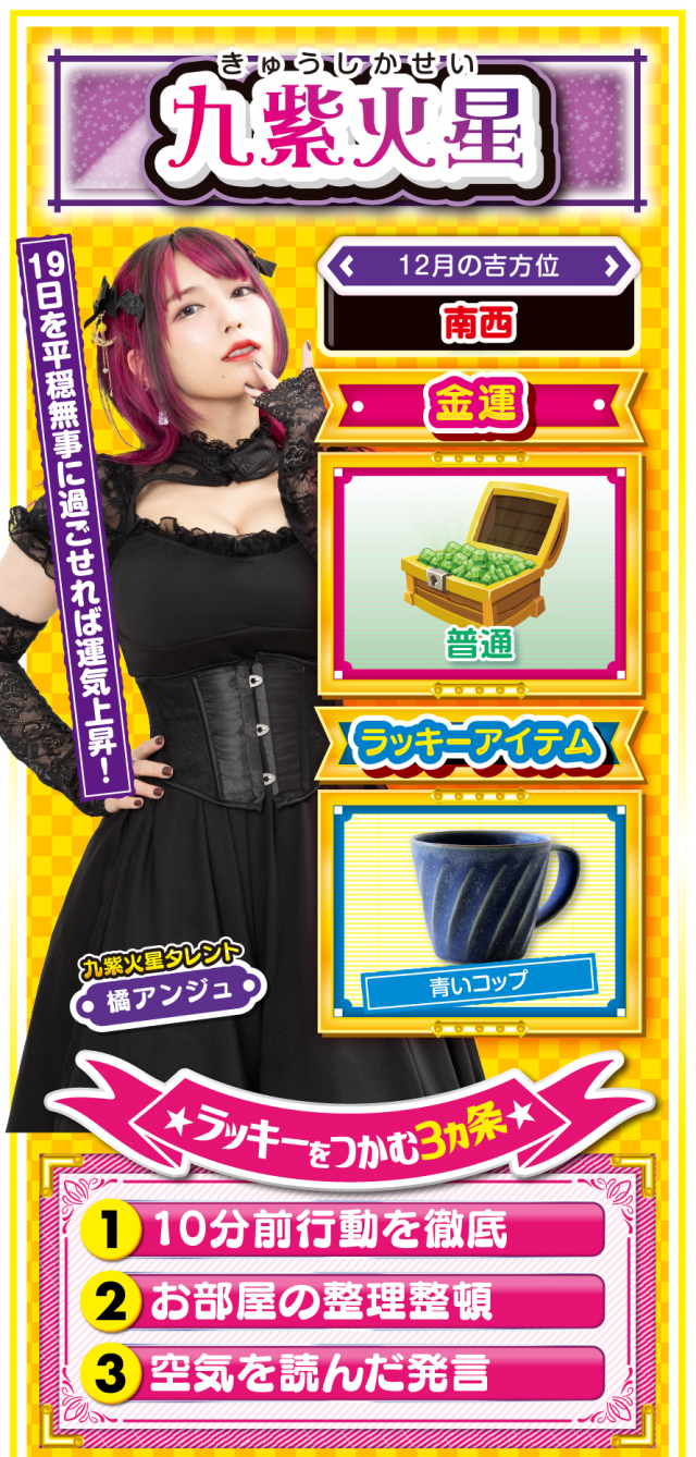 九紫火星占い結果