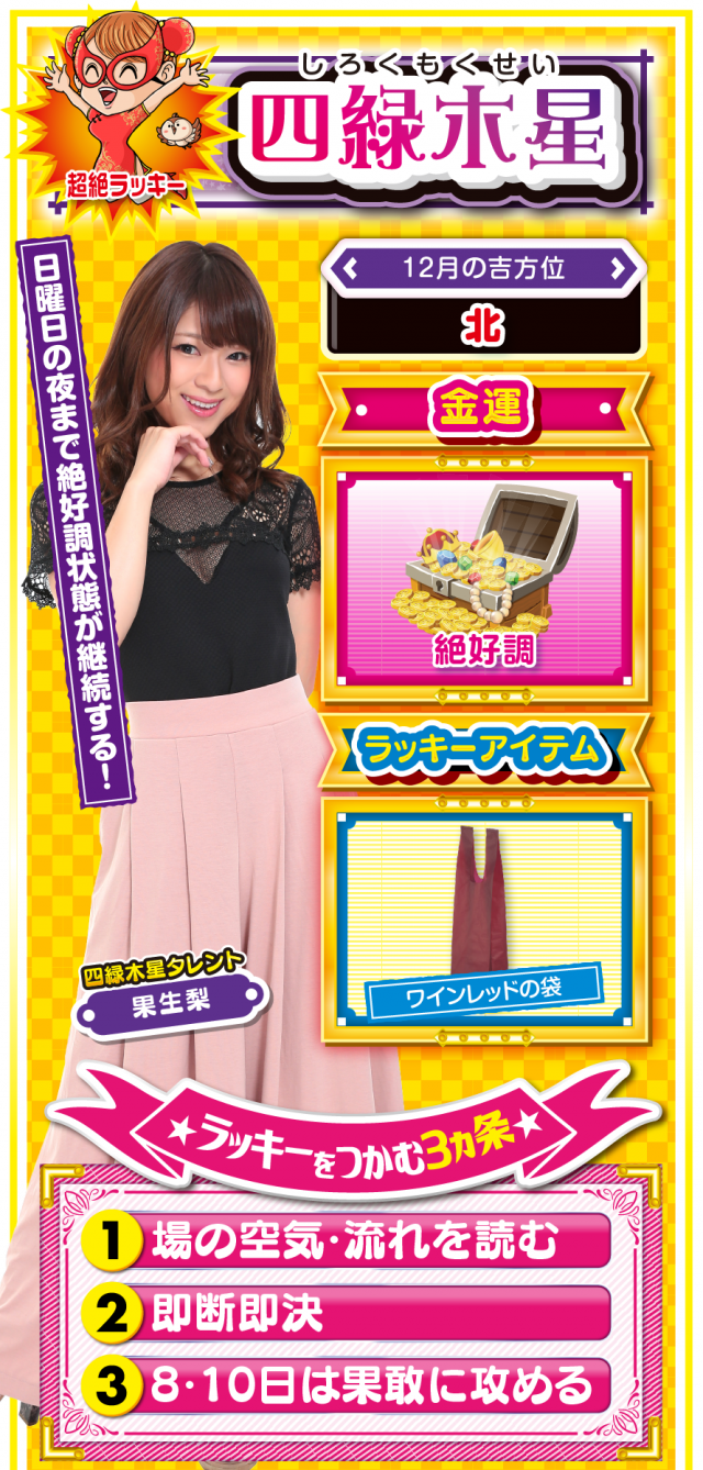 四緑木星占い結果