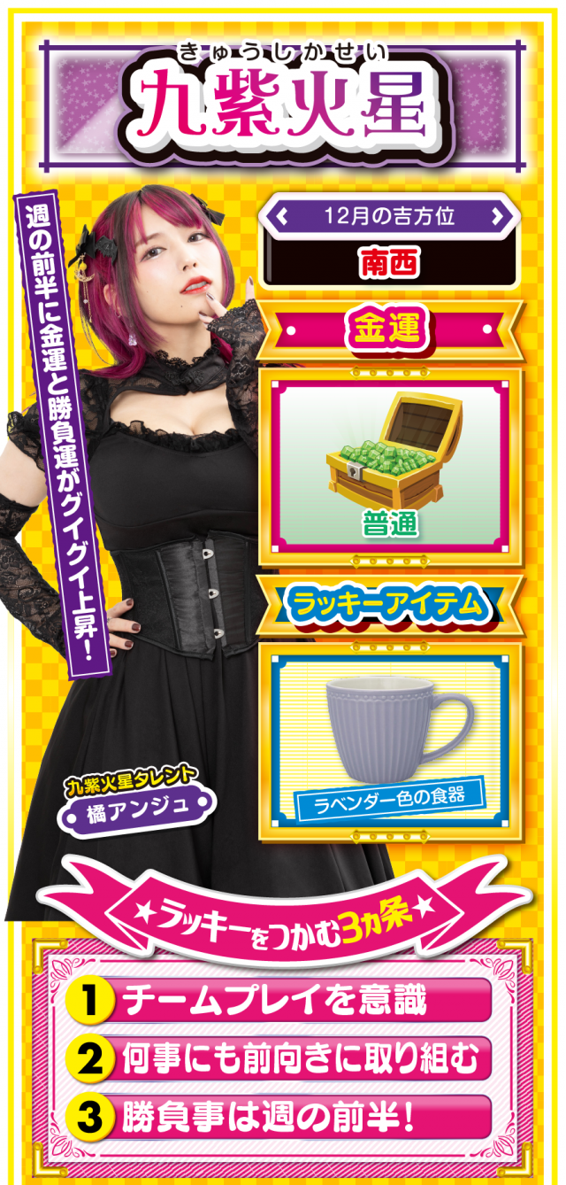 九紫火星占い結果