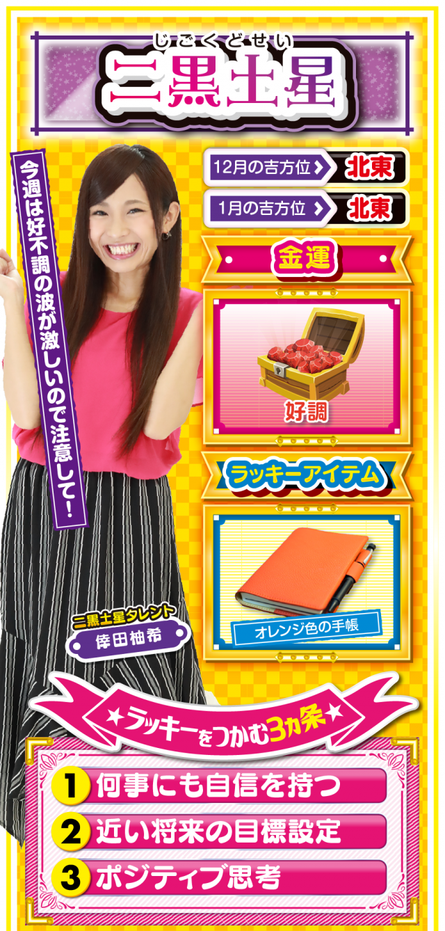 二黒土星占い結果