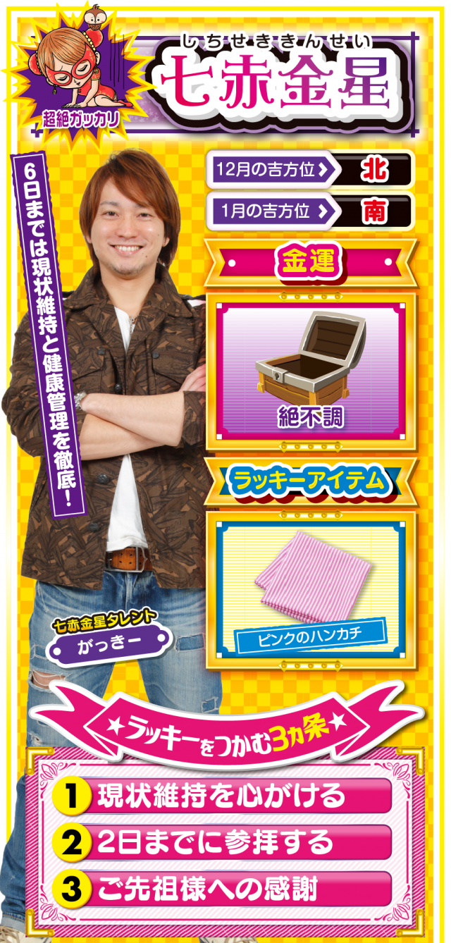 七赤金星占い結果