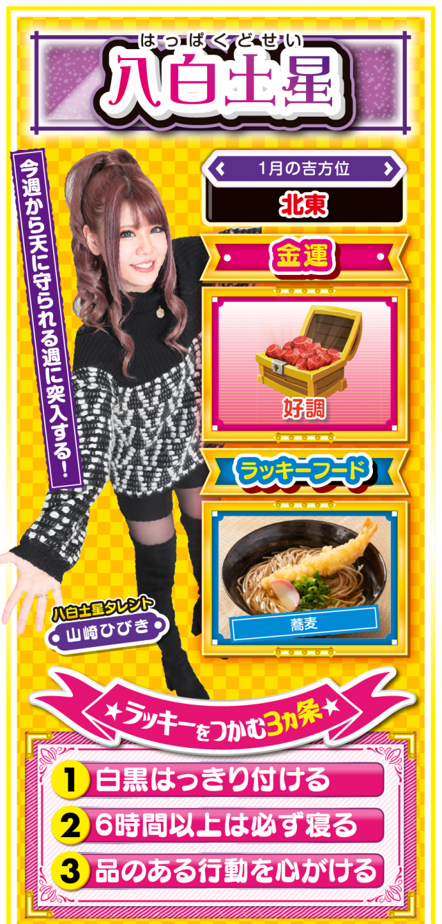 八白土星占い結果