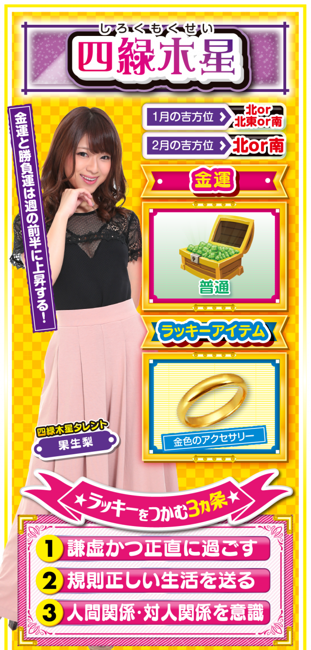 四緑木星占い結果