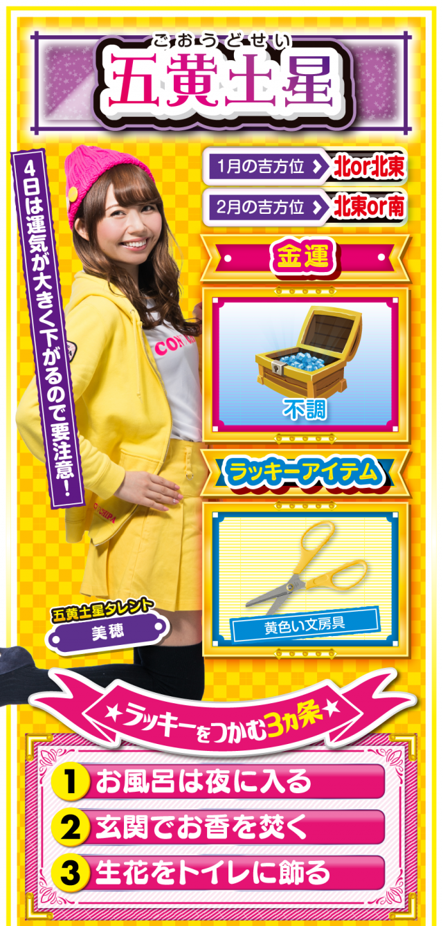 五黄土星占い結果