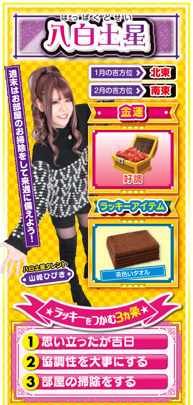 八白土星占い結果