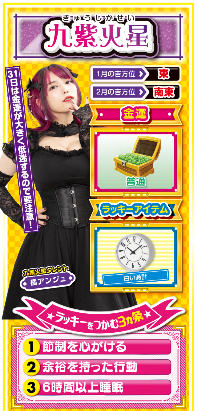 九紫火星占い結果