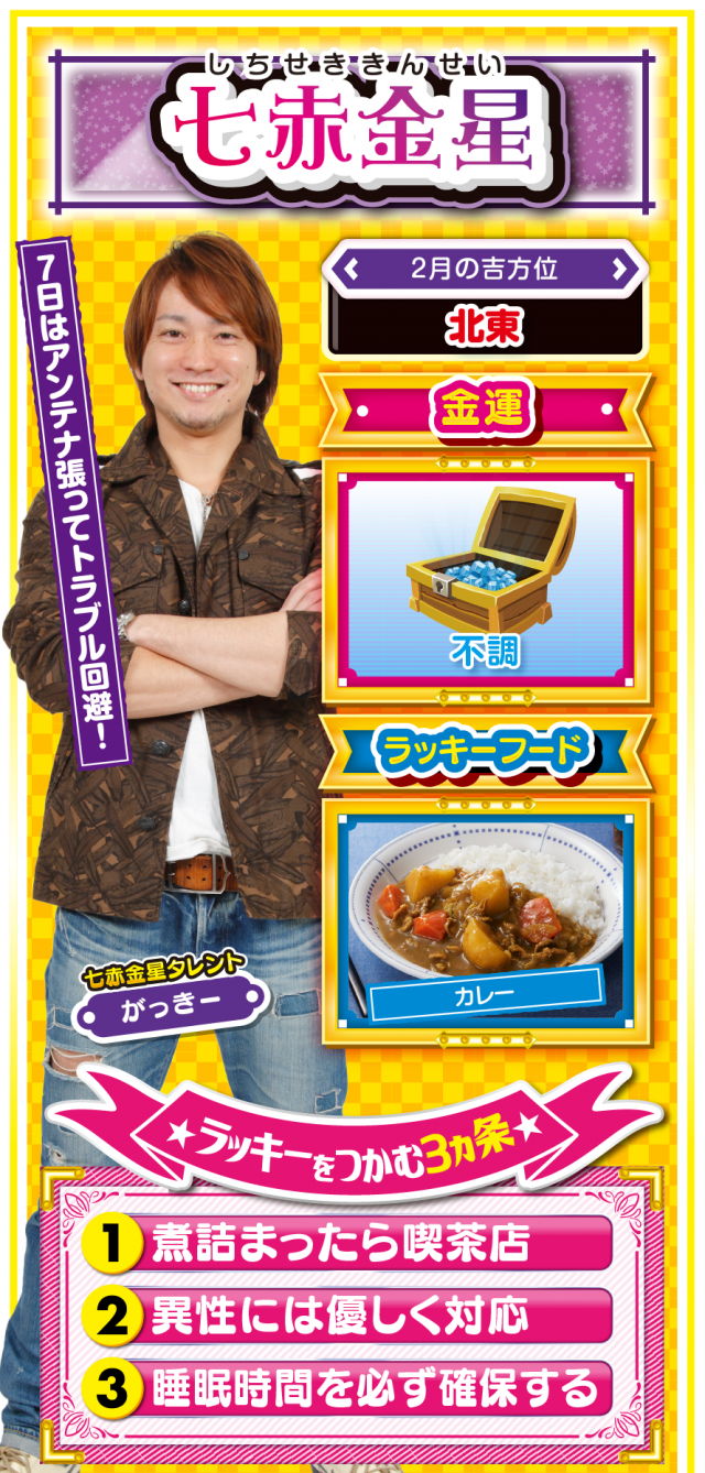 七赤金星占い結果