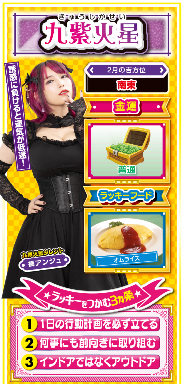 九紫火星占い結果