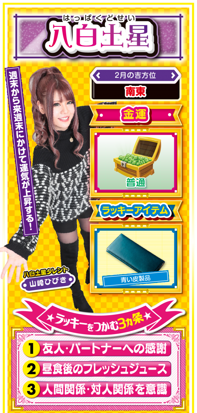 八白土星占い結果