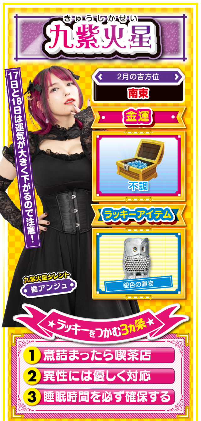 九紫火星占い結果