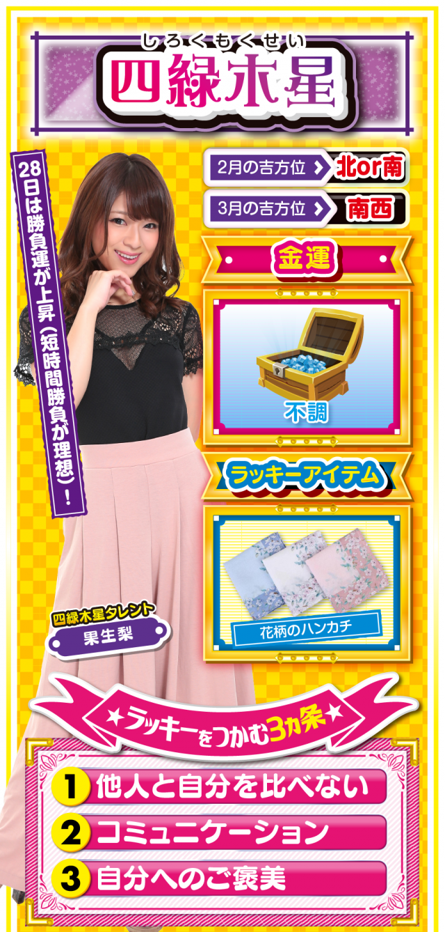 四緑木星占い結果