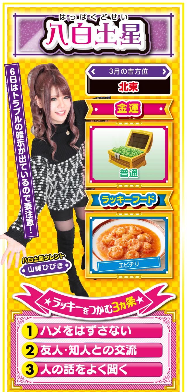 八白土星占い結果