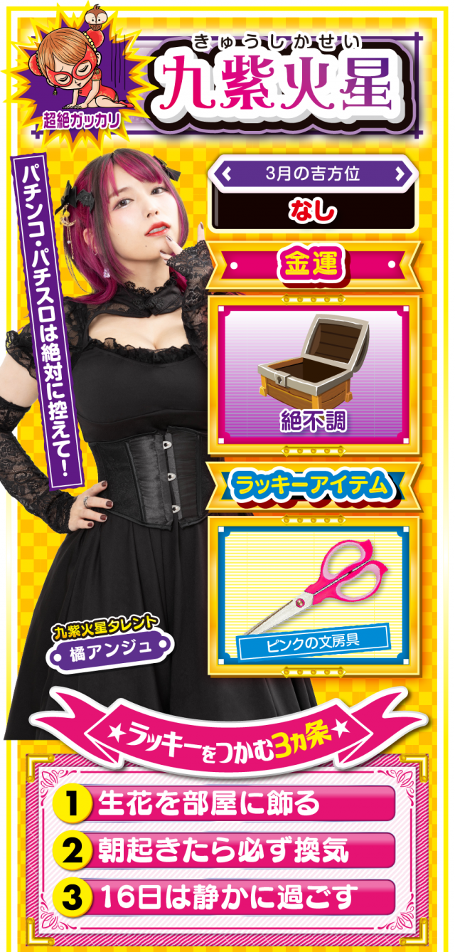 九紫火星占い結果