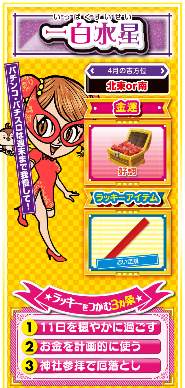 一白水星占い結果