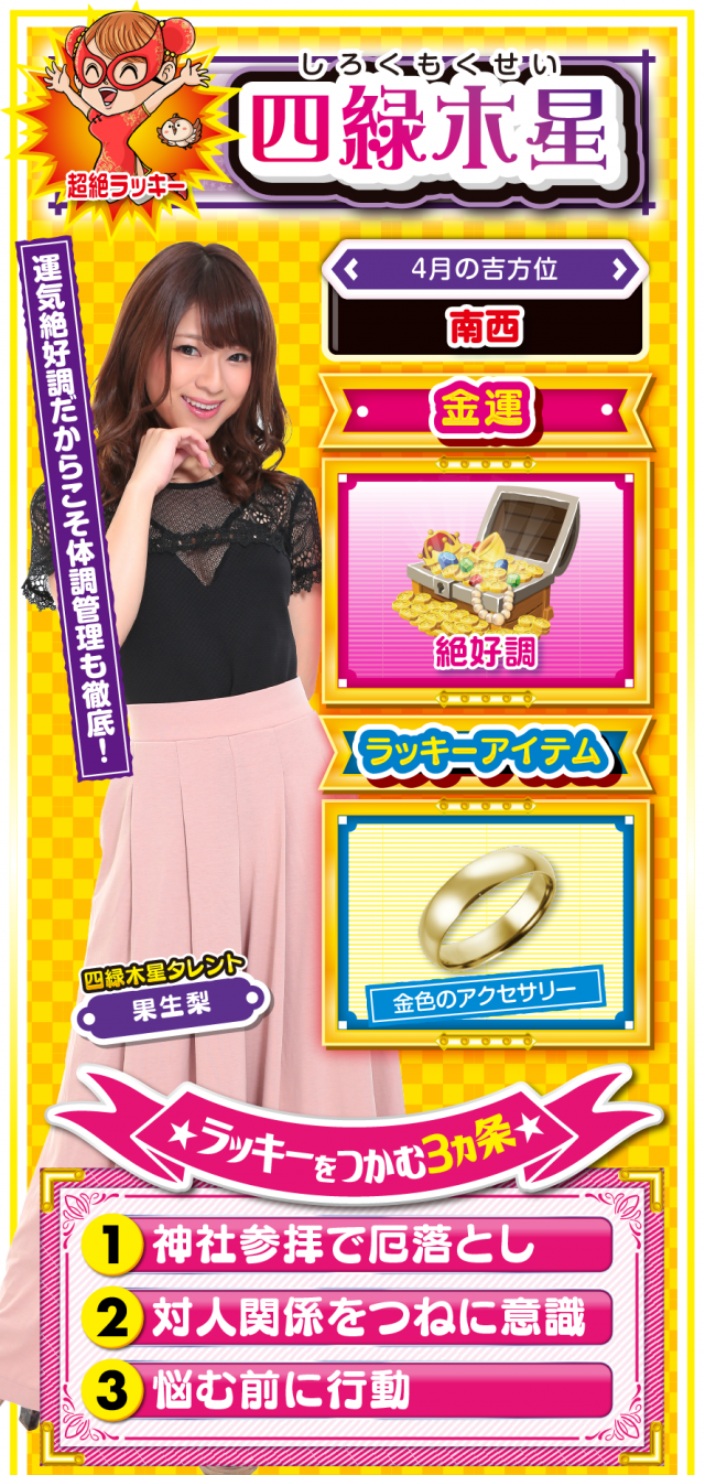 四緑木星占い結果