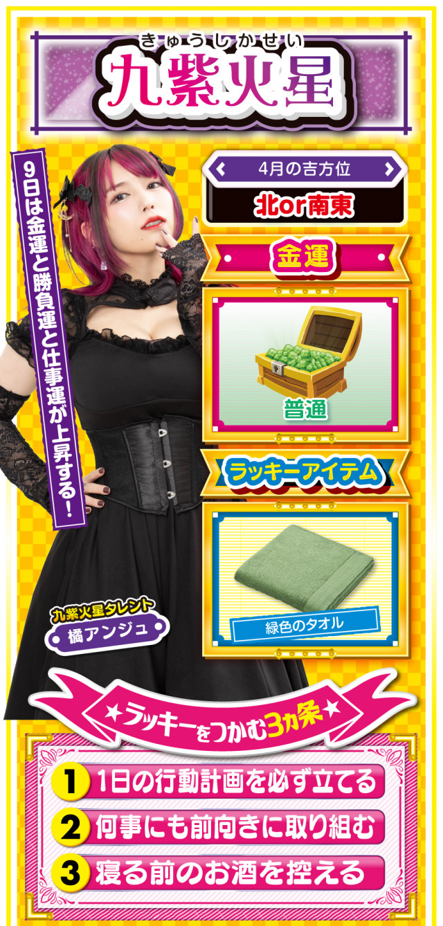 九紫火星占い結果