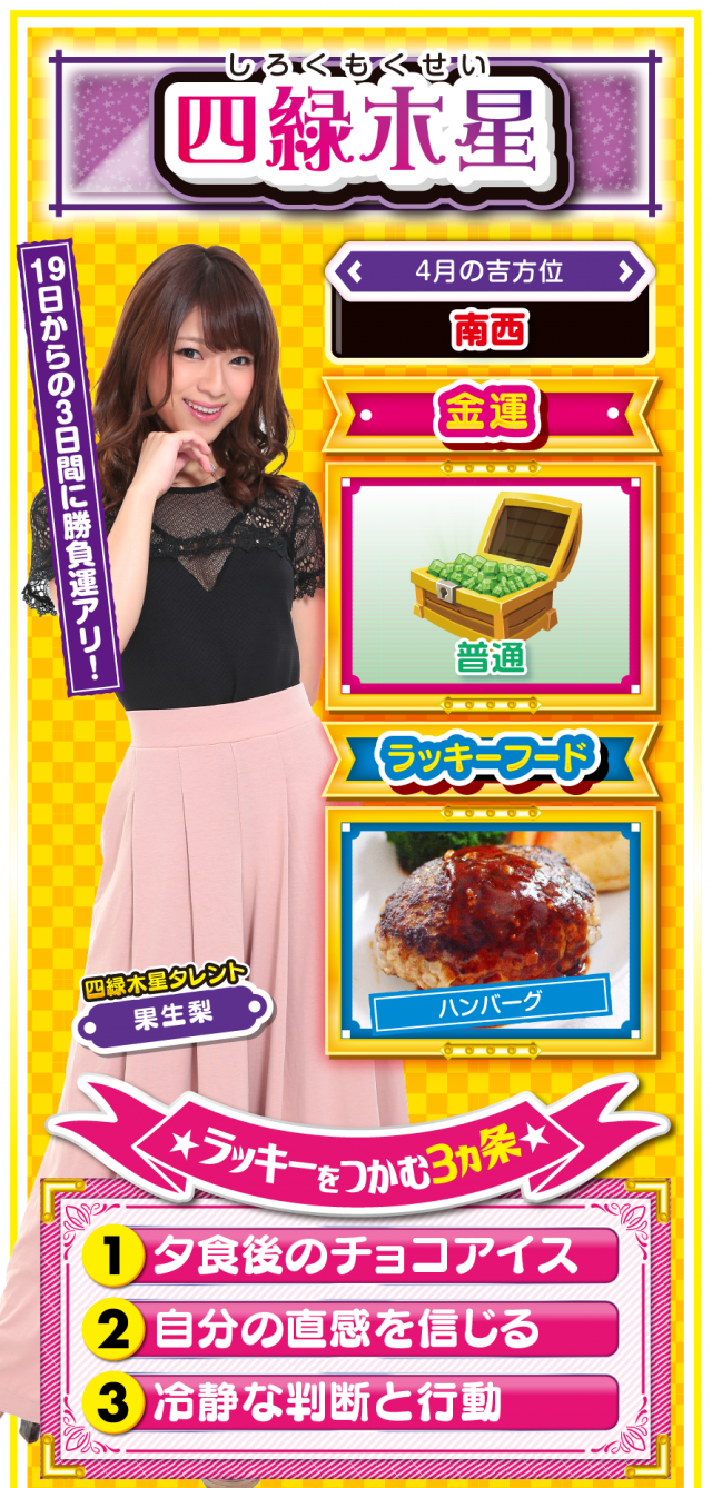 四緑木星占い結果