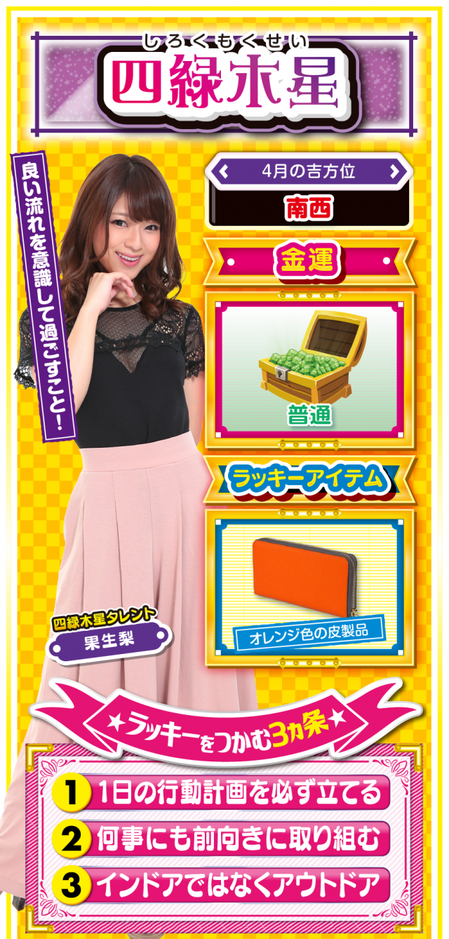 四緑木星占い結果