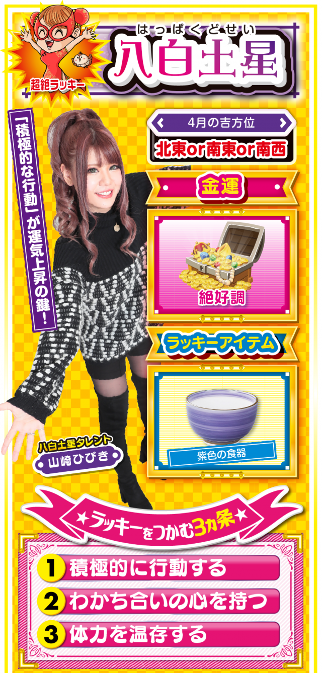 八白土星占い結果