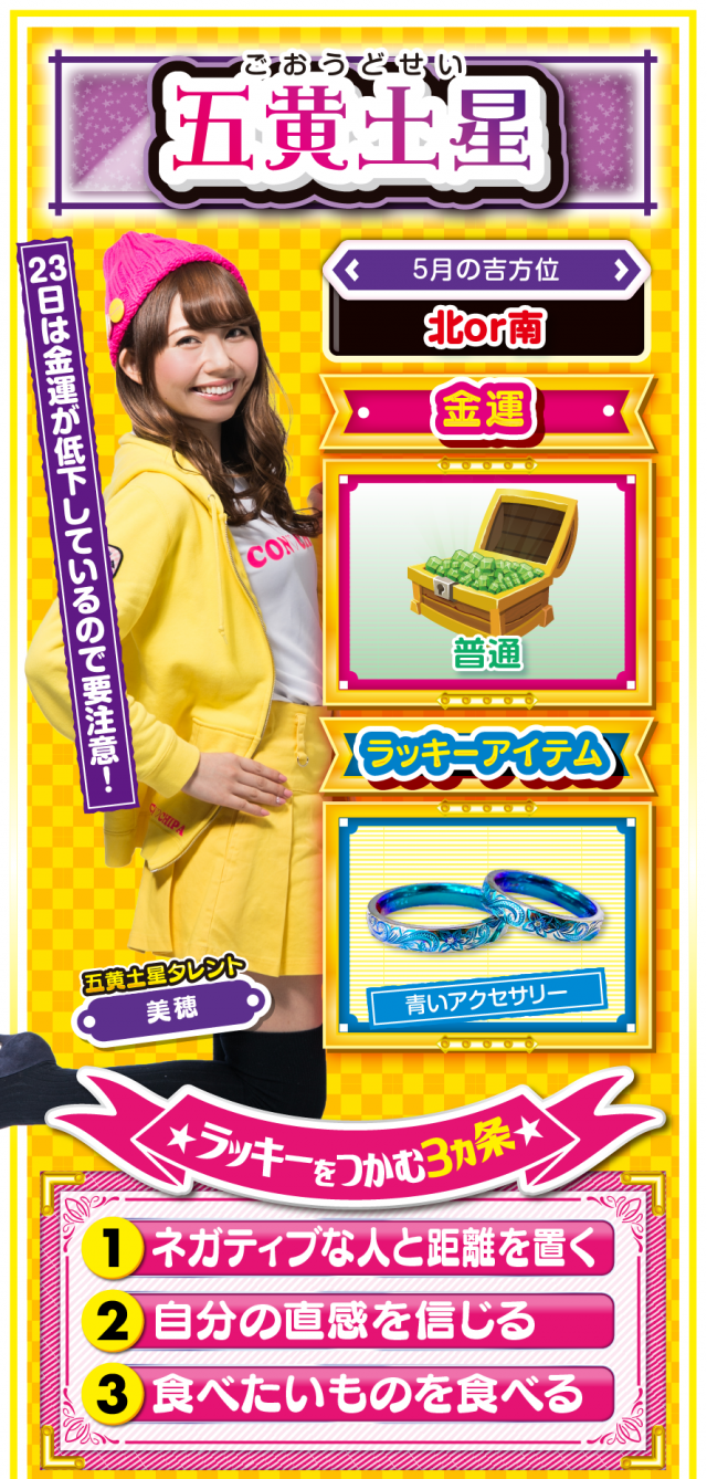 五黄土星占い結果