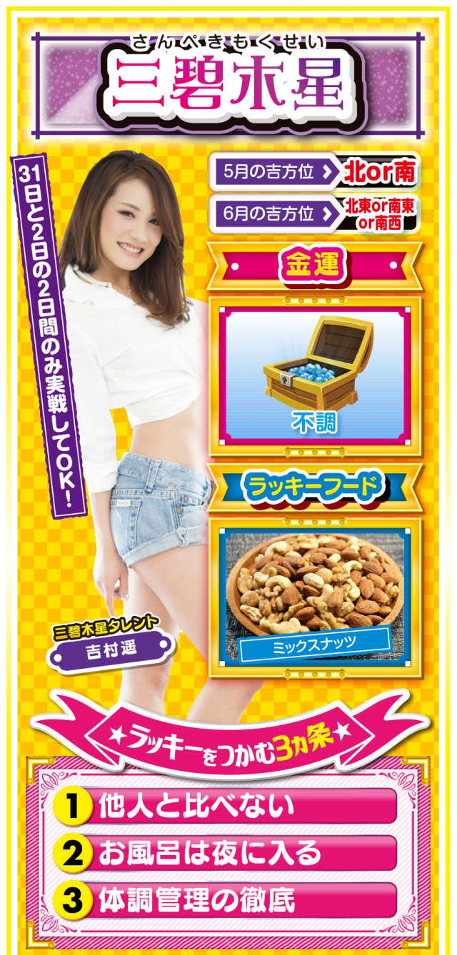 三碧木星占い結果