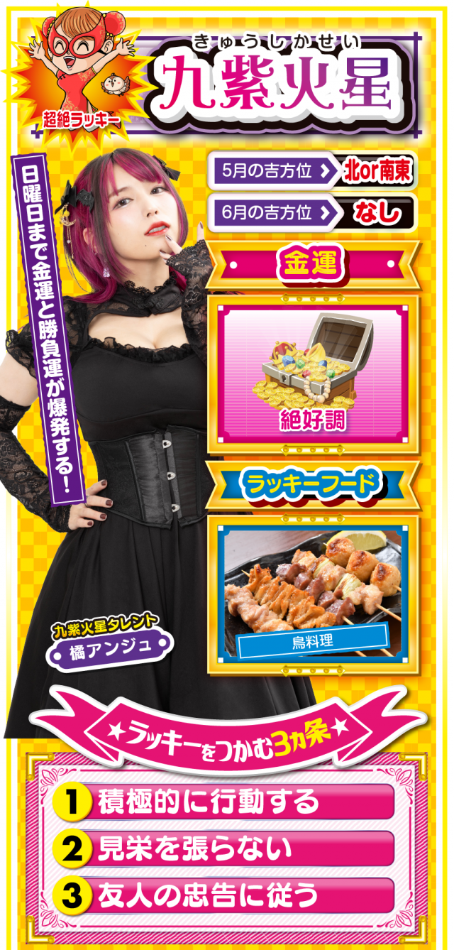 九紫火星占い結果