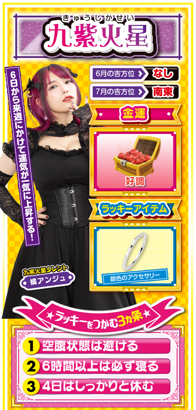 九紫火星占い結果