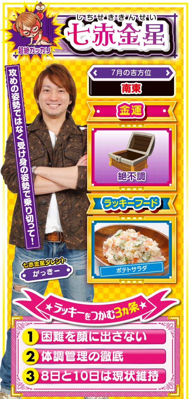 七赤金星占い結果