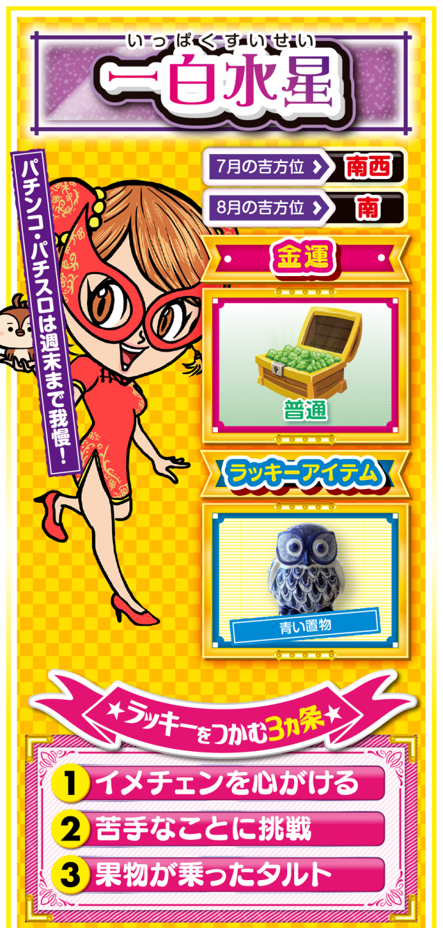 一白水星占い結果