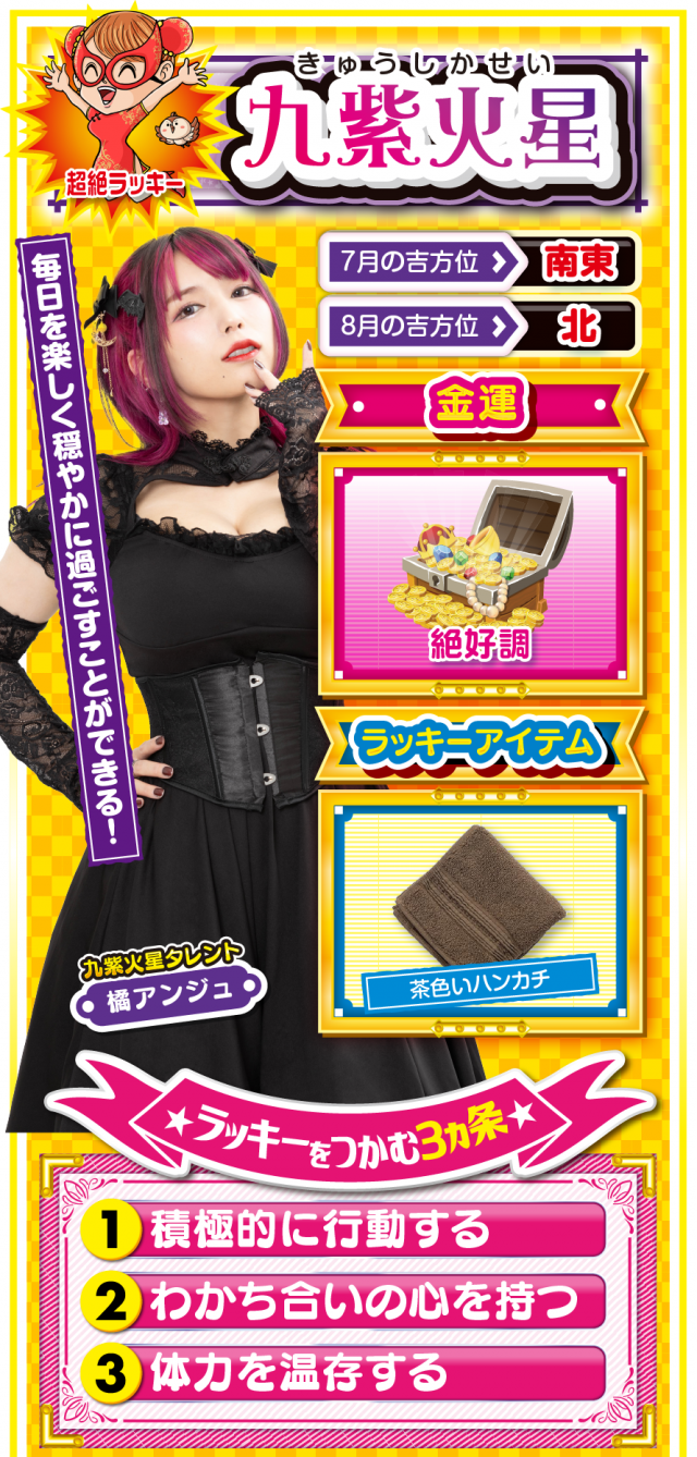 九紫火星占い結果