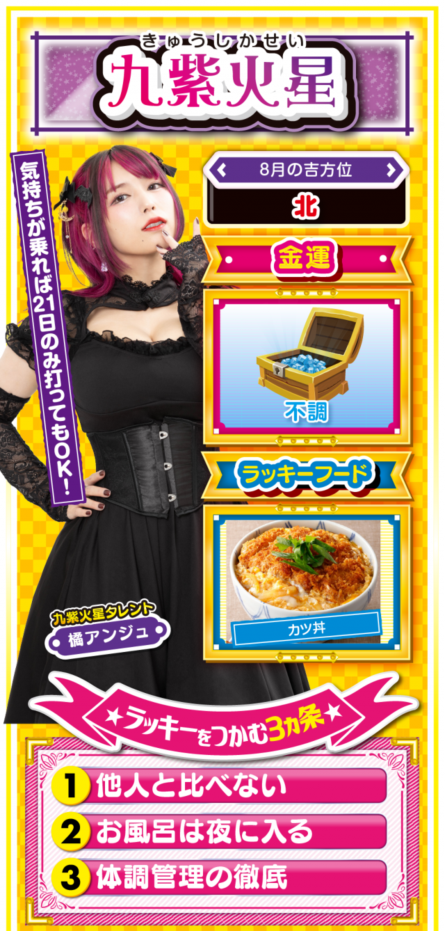 九紫火星占い結果