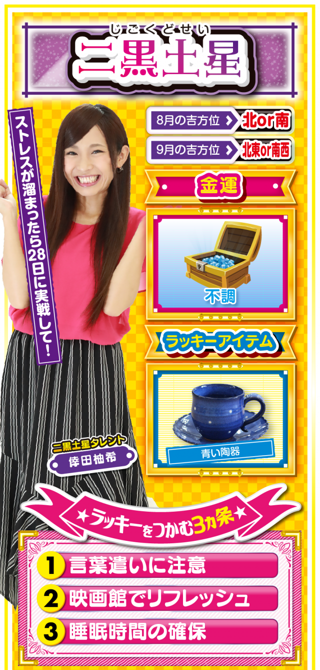 二黒土星占い結果