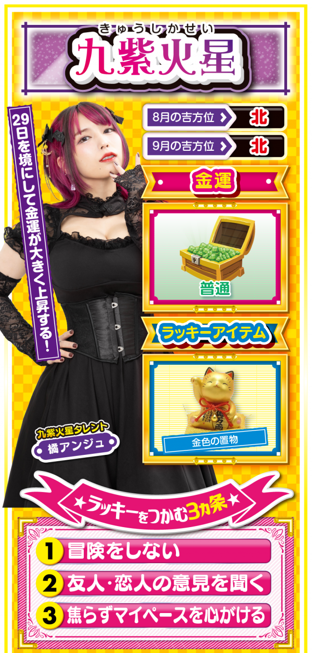 九紫火星占い結果