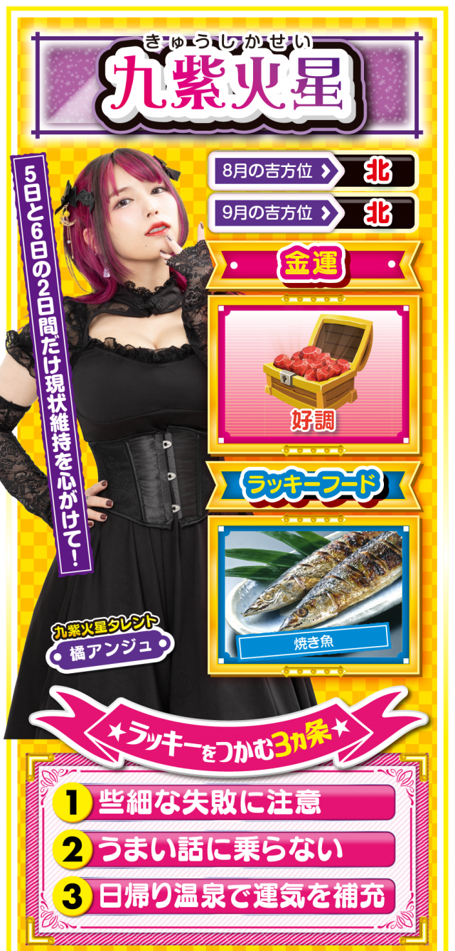 九紫火星占い結果