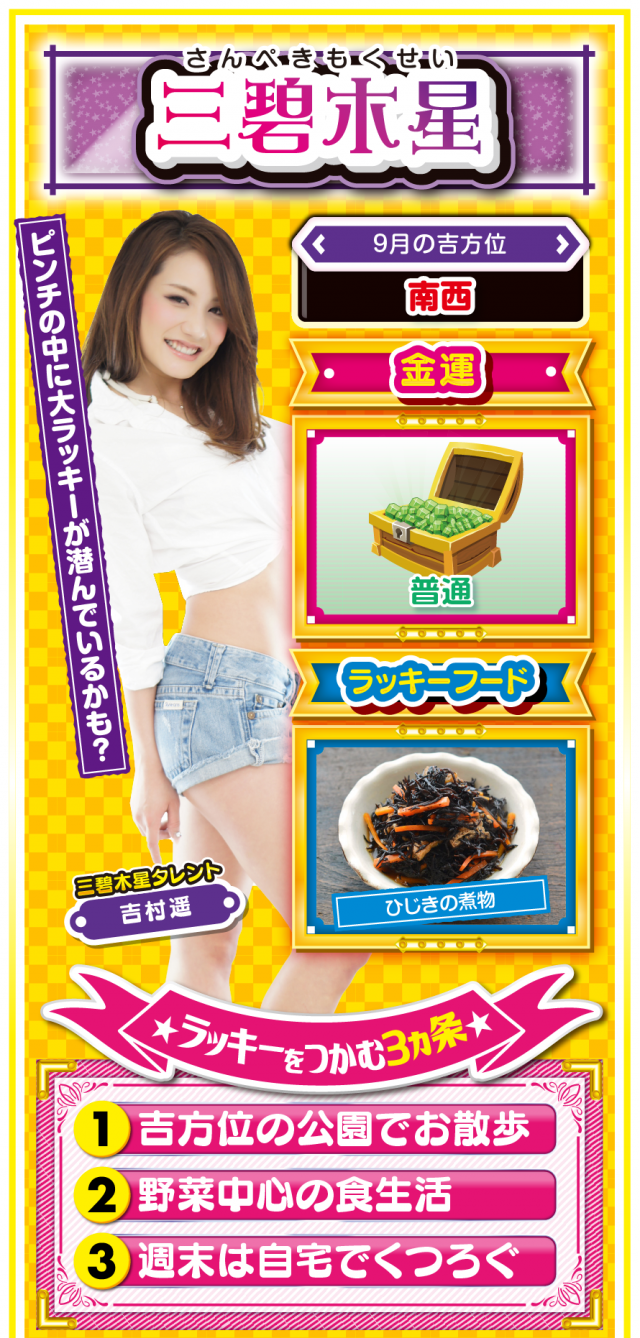 三碧木星占い結果