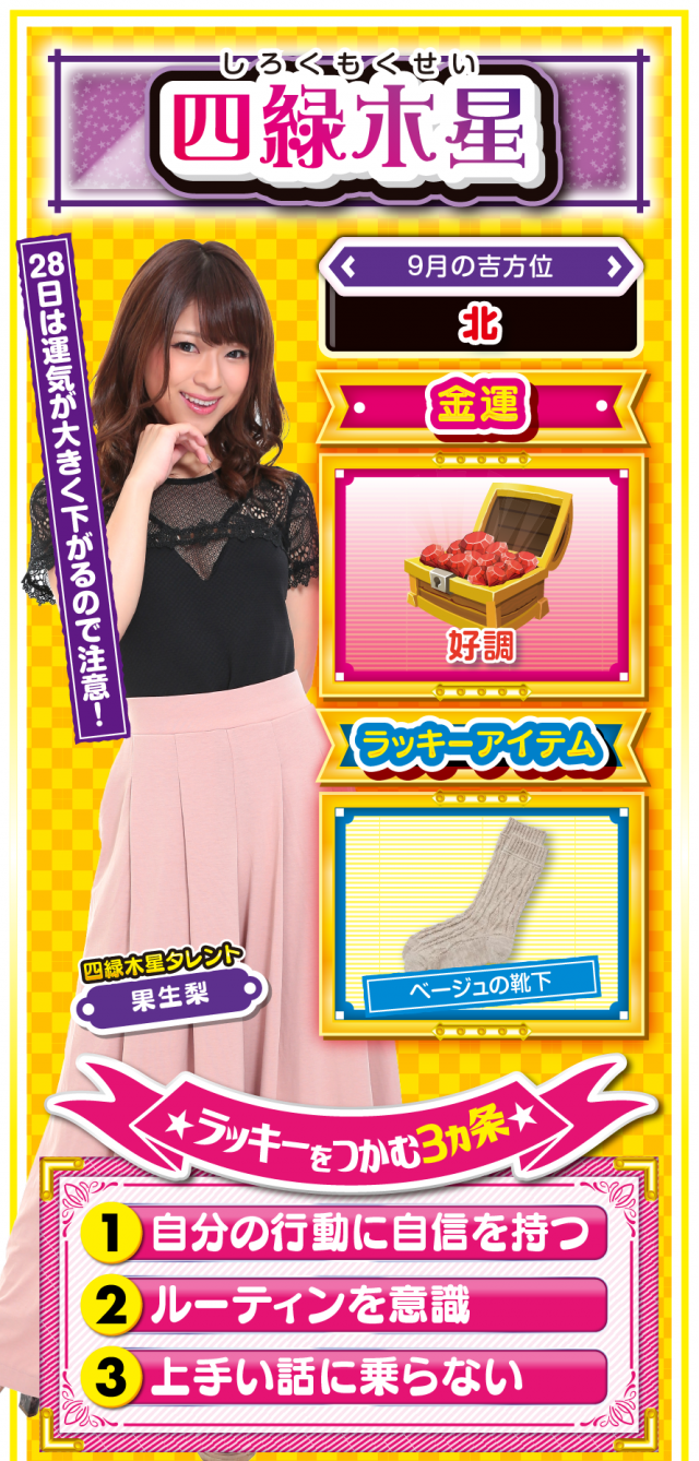 四緑木星占い結果