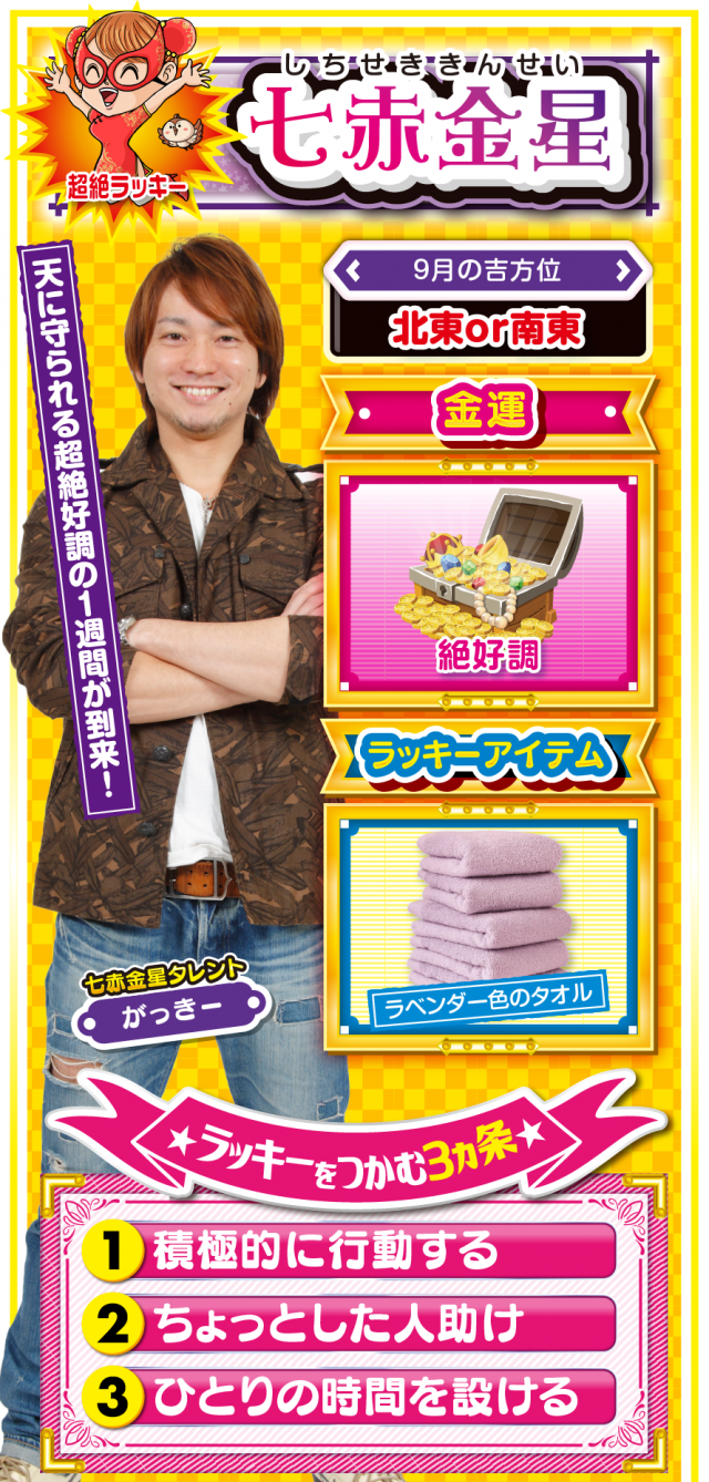 七赤金星占い結果